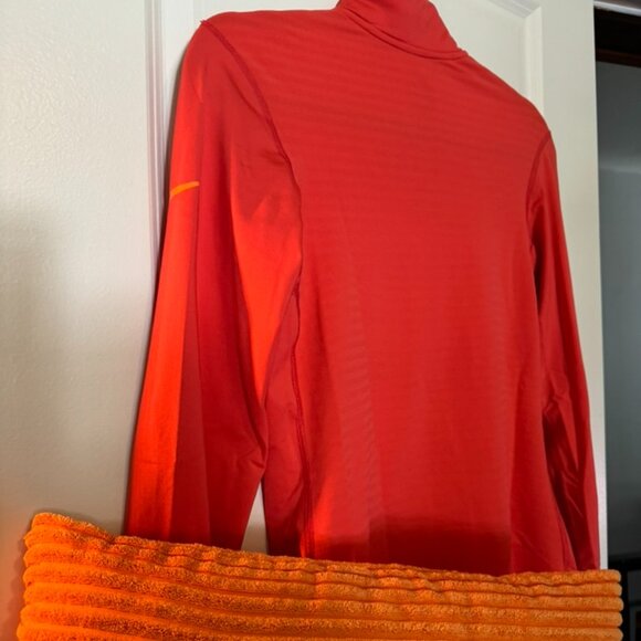 Nike Dri Fit Workout Top Base Layer Long Sleeve Quarter ¼ Zip Jacket - Picture 9 of 9